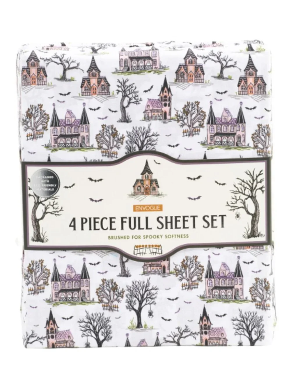 ENVOGUE Halloween Toile Sheet Set